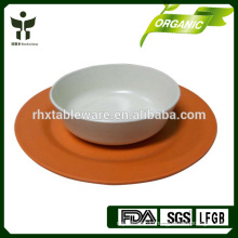 eco-friendly bamboo melamine ware set